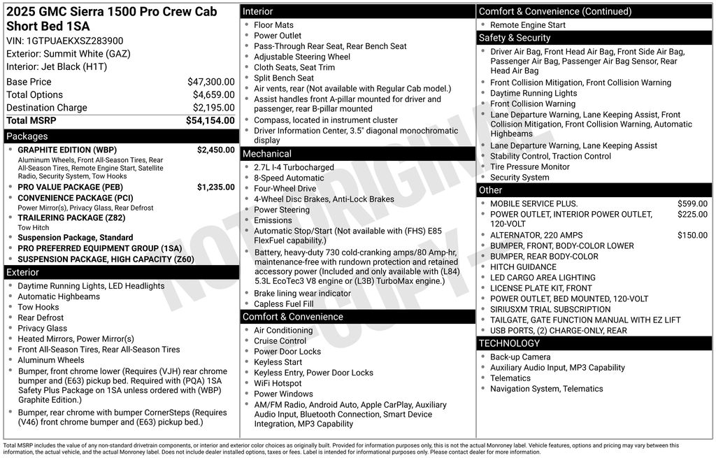 gmc sierra 1500 2025 1GTPUAEKXSZ283900 image gmc sierra 1500 2025 1GTPUAEKXSZ283900 image